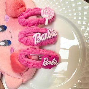 set of 3 Aurora‘s Little Collections Barbie elements handmade Hair Clip